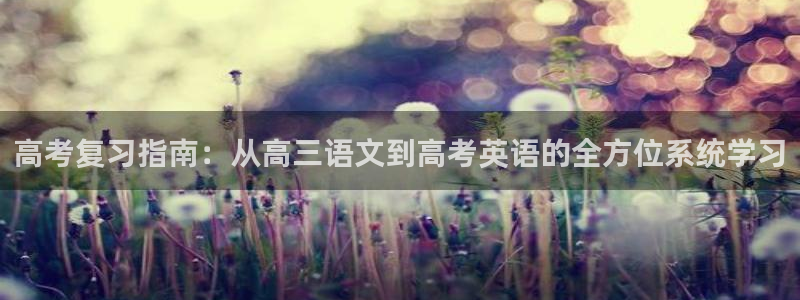 这个穿越有点早txt奇书网：高考复习指南：从高三语文到高考英语的全方位系统学习